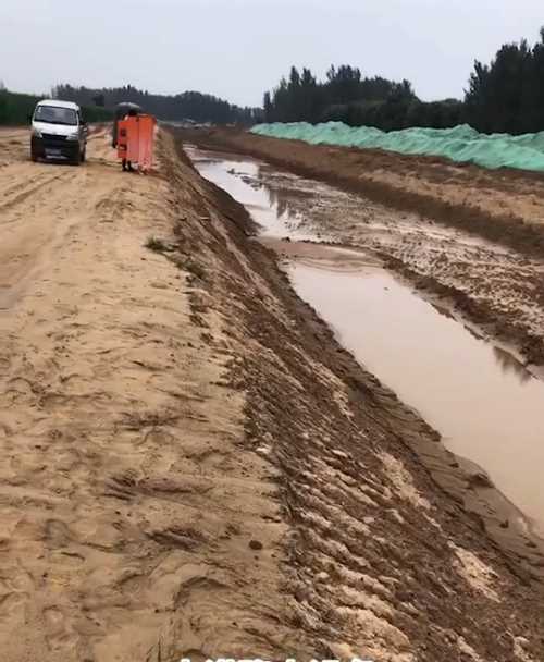 滨州沾化区河道降水